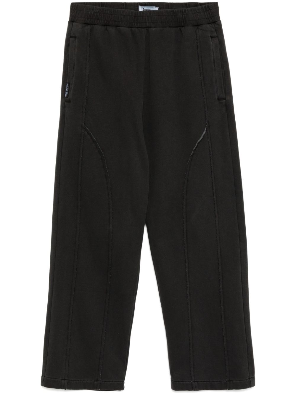 Cold-dyed sweatpants - Brown