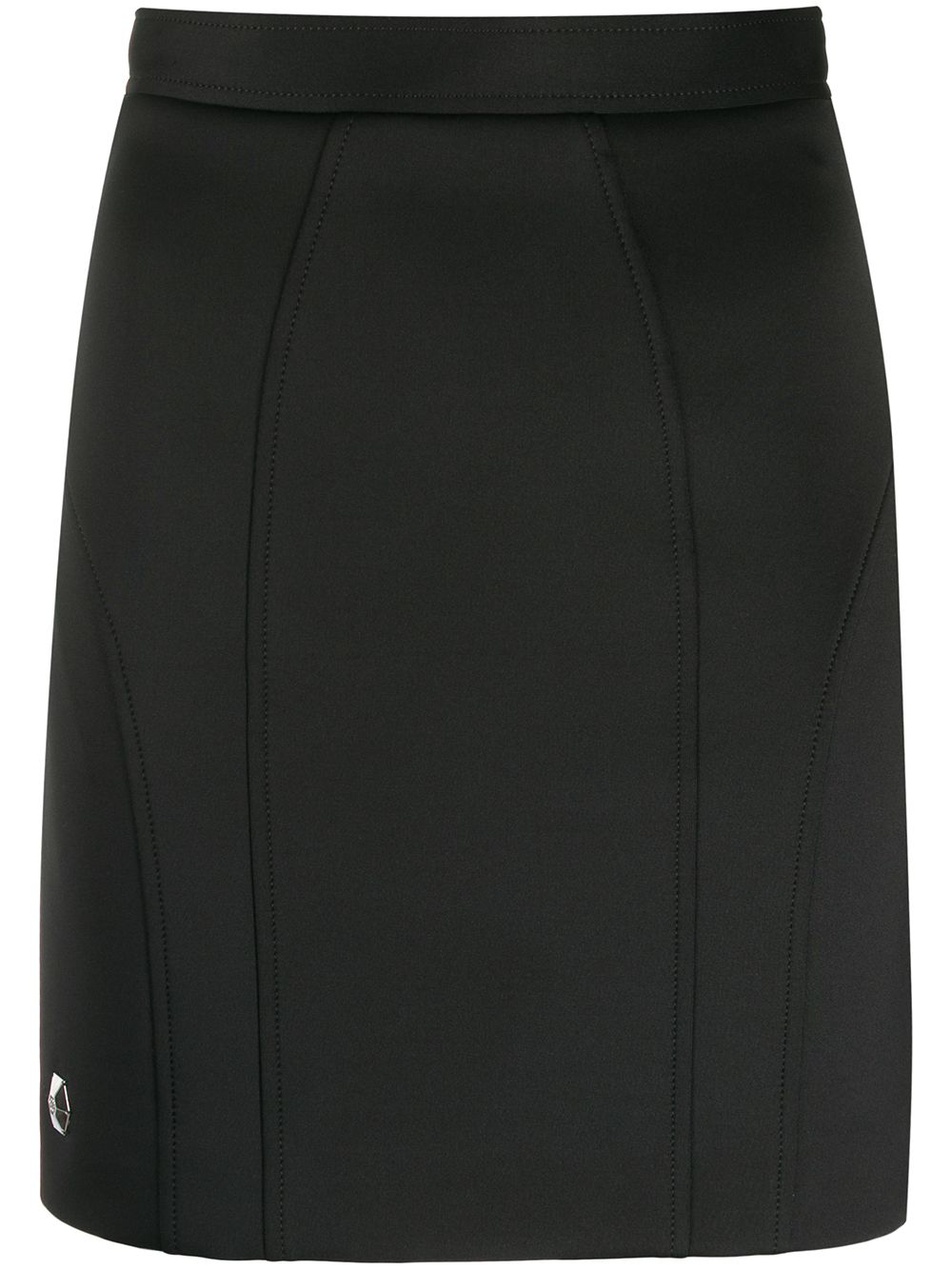 Skinny fit mini skirt - Black