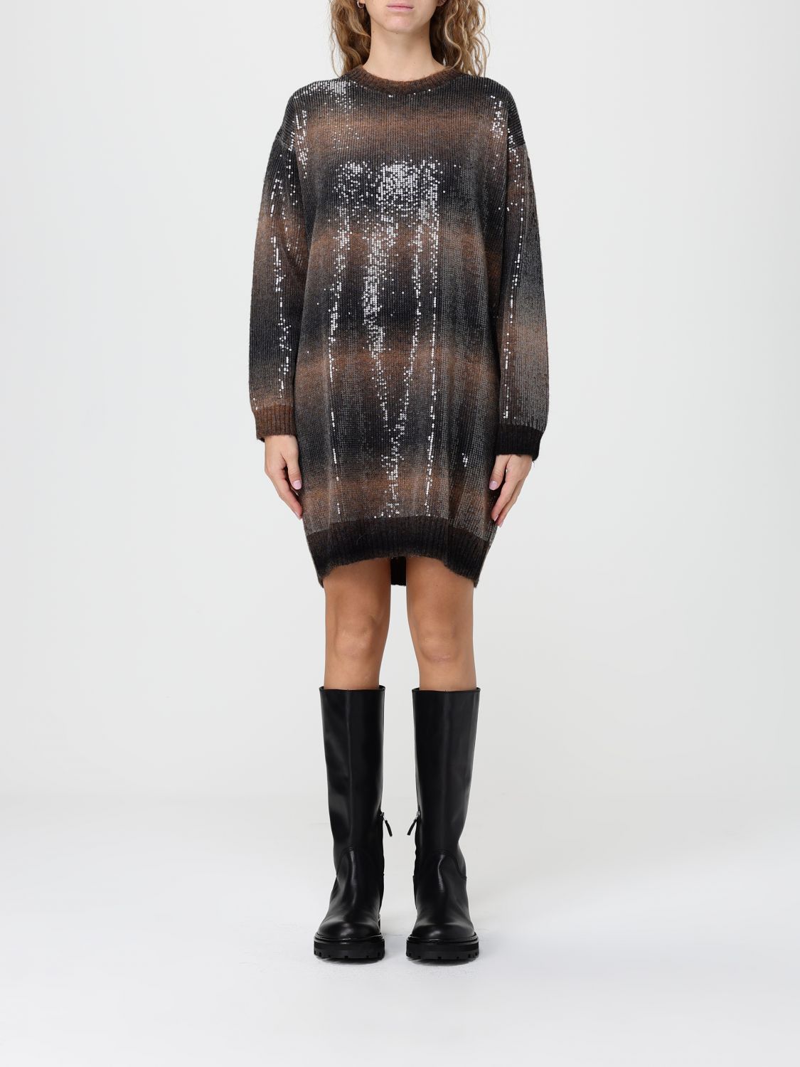 Dress Woman color Grey