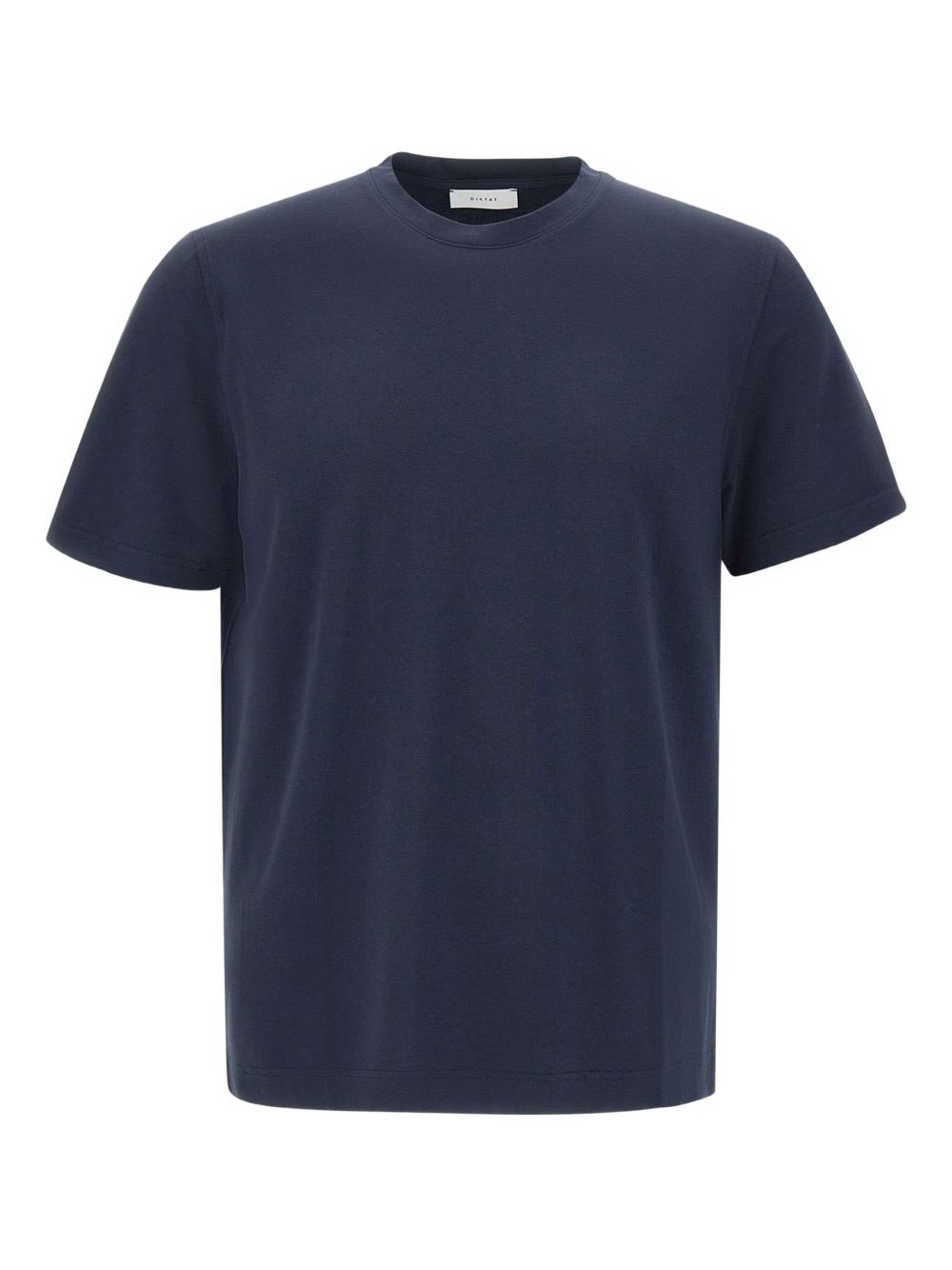 Side-slit crew-neck t-shirt - Blue