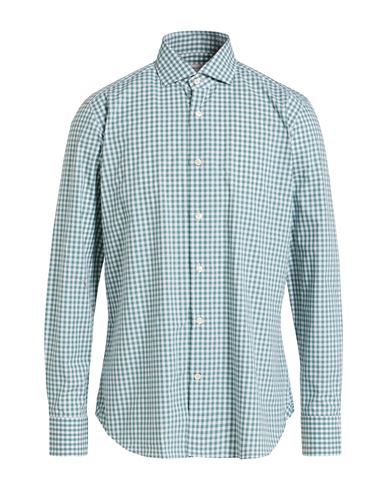 Man Shirt Green Size 15 ¾ Cotton