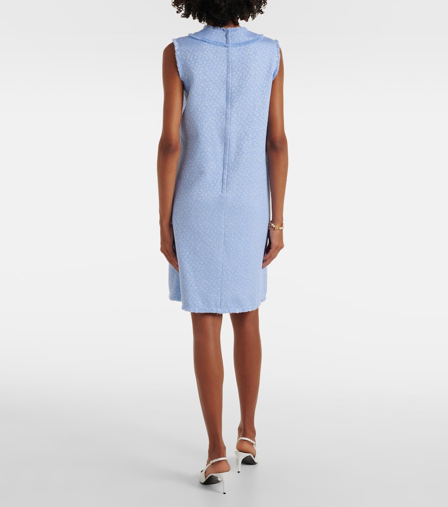 DG wool-blend tweed minidress