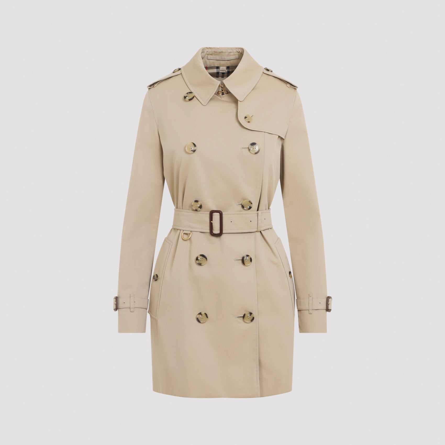 Women's Heritage Long Trench Coat in 100% Cotton