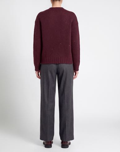 Woman Sweater Burgundy Size XL Alpaca wool, Wool, Polyamide, Polyester