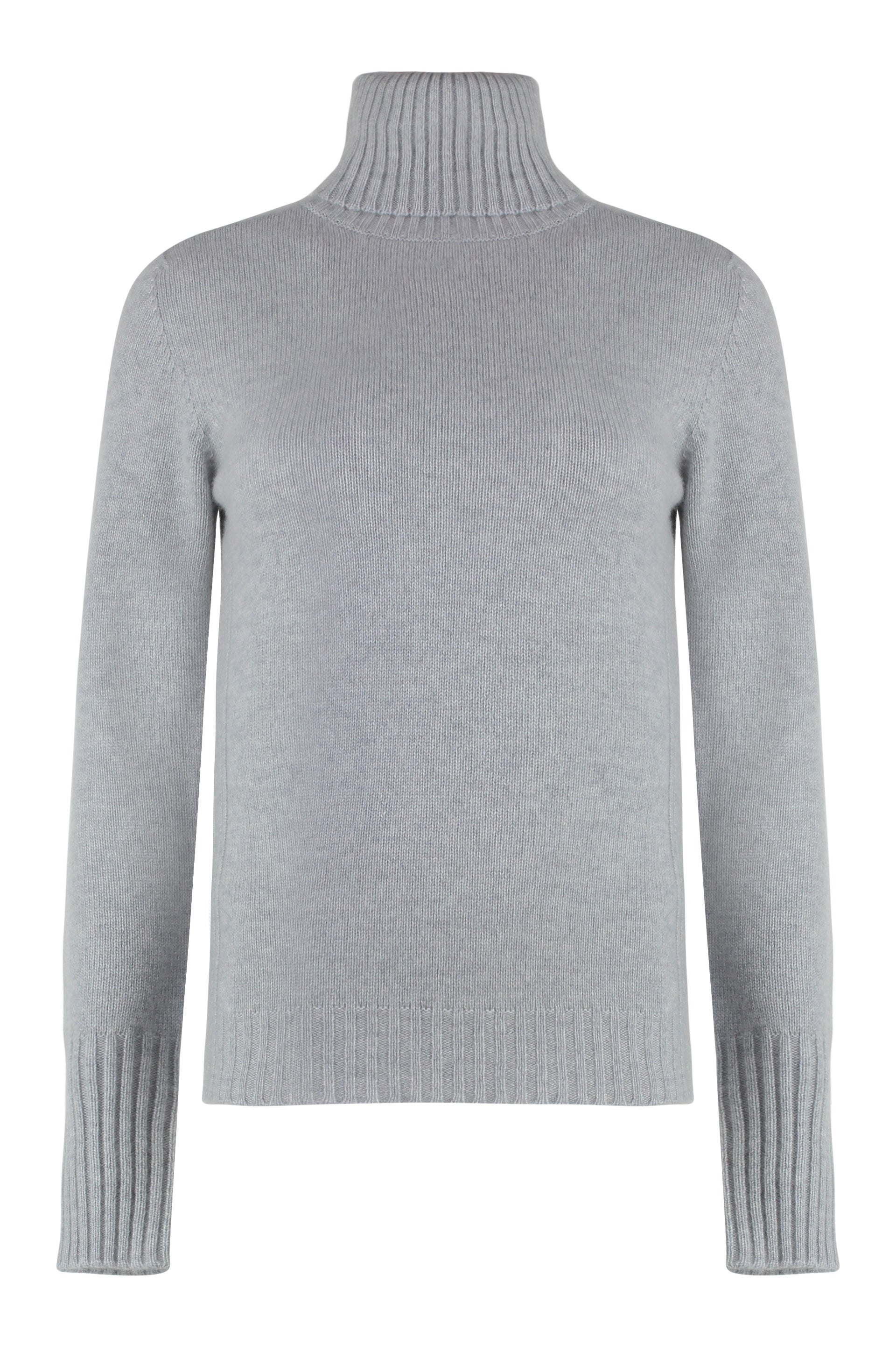 The (alphabet) Ribbed Cashmere Turtleneck Pullover