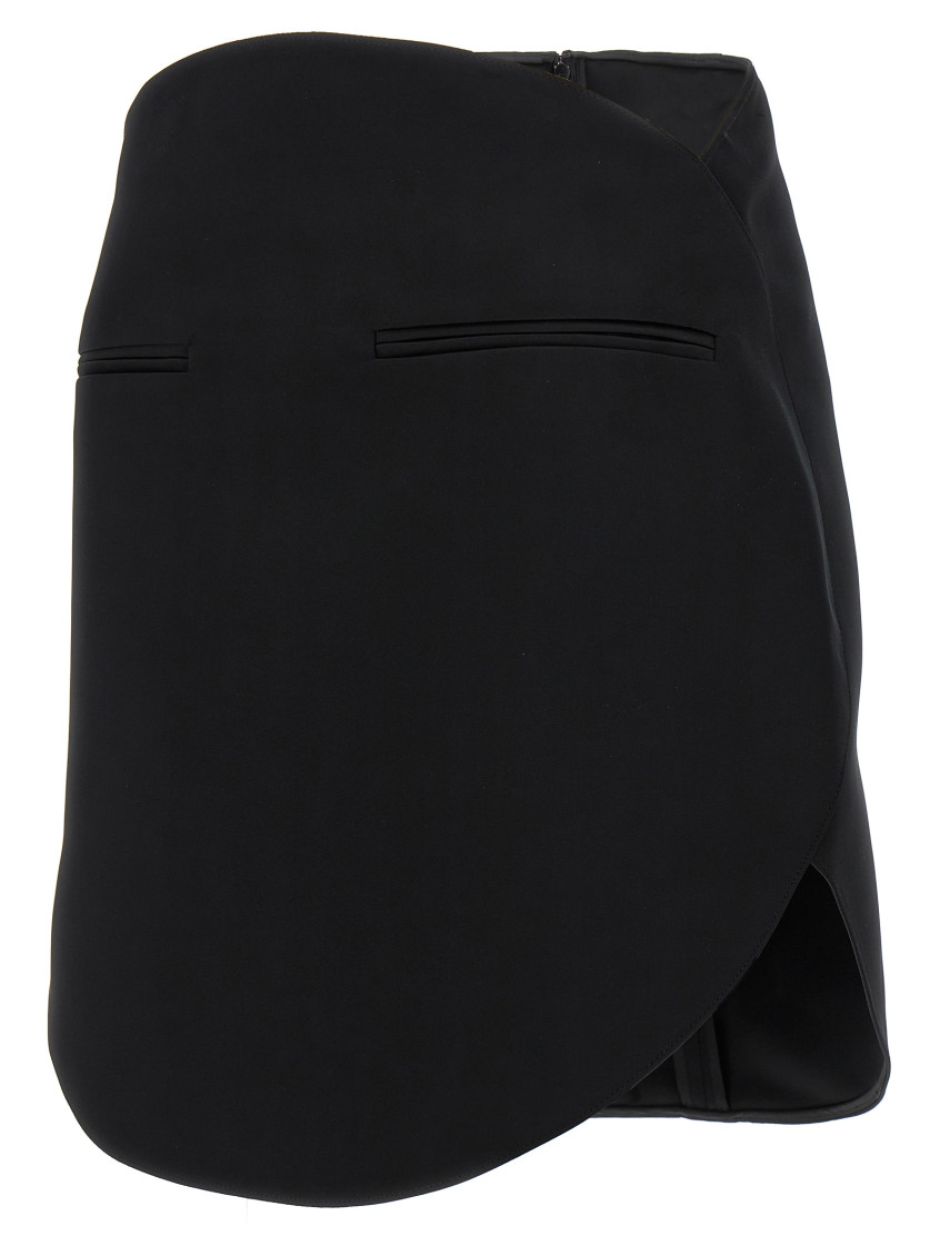Circle Satin Skirt