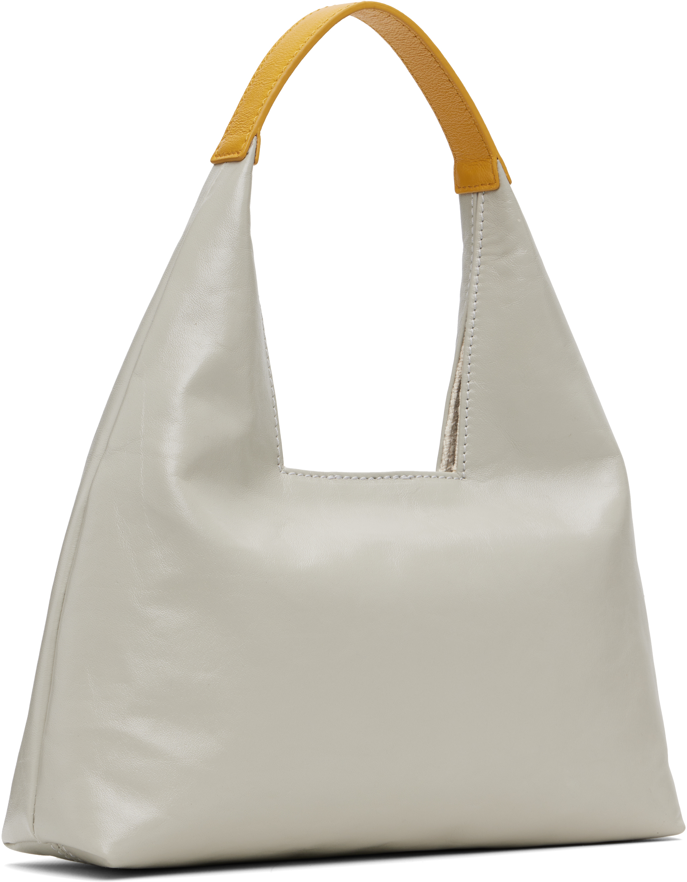 Gray Top Handle Mini Bag
