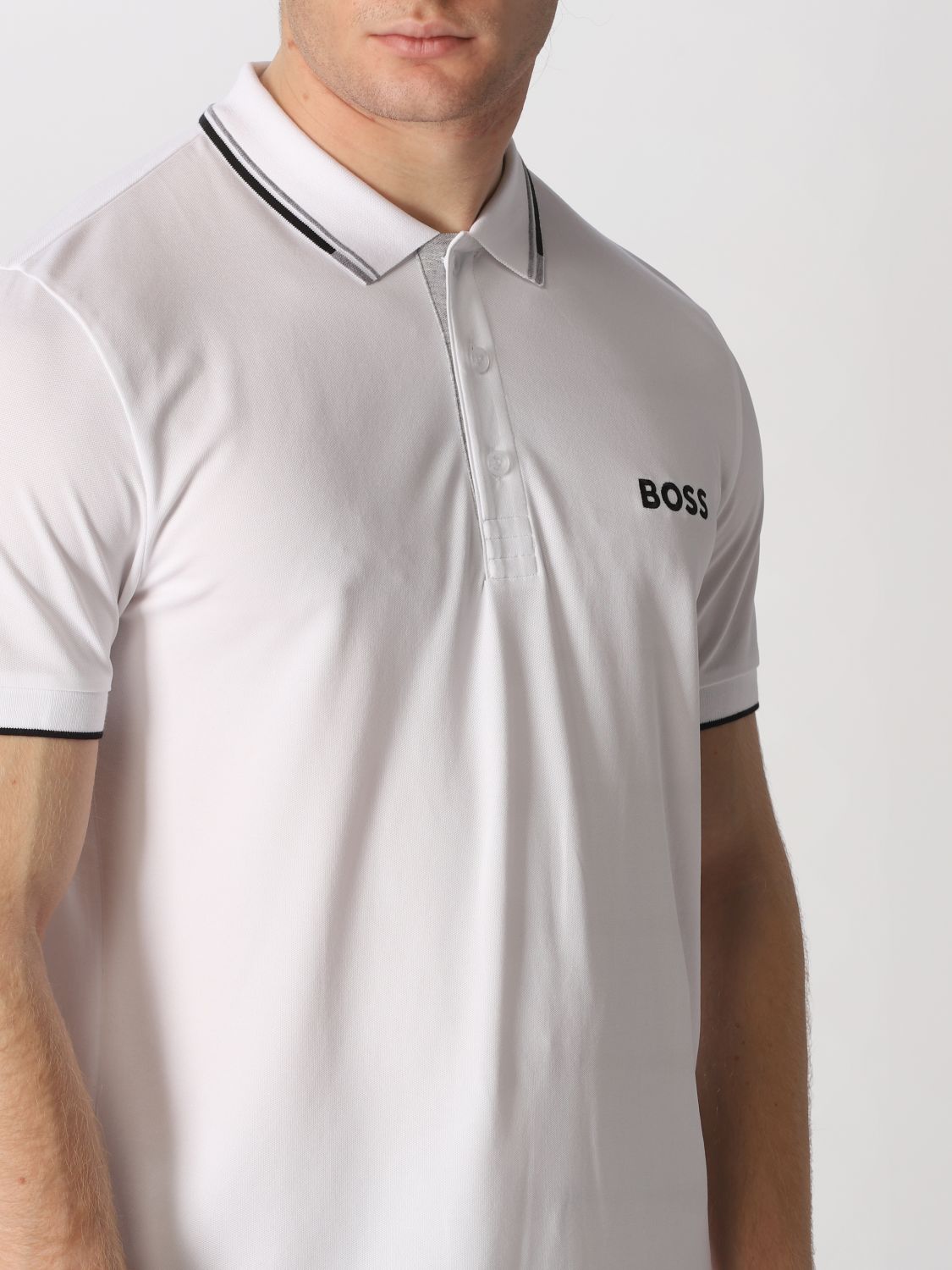 Polo Shirt Men colour White
