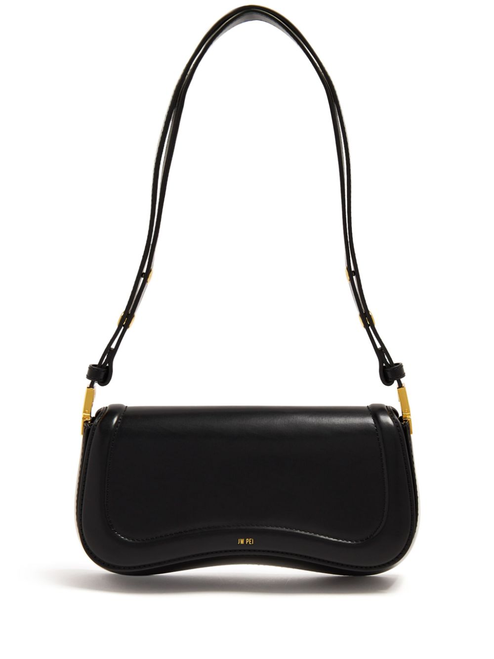 Joy leather shoulder bag - Black