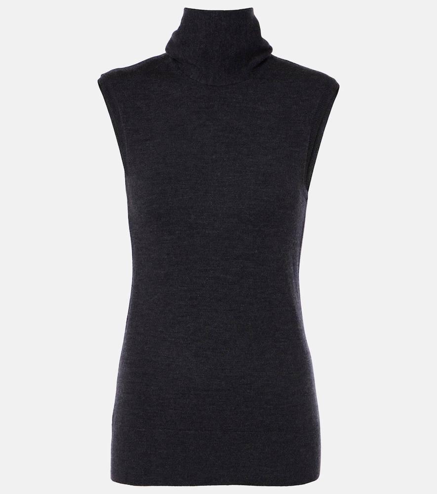 Sash wool-blend sweater