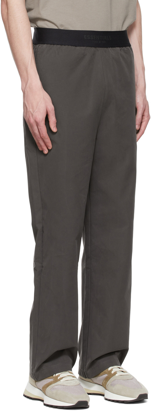 Black cotton slacks