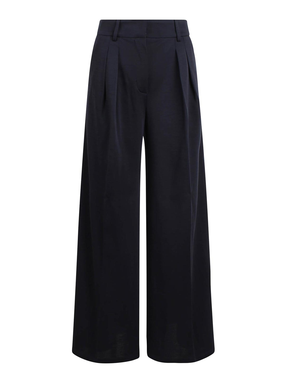 Christmas wool jersey trousers