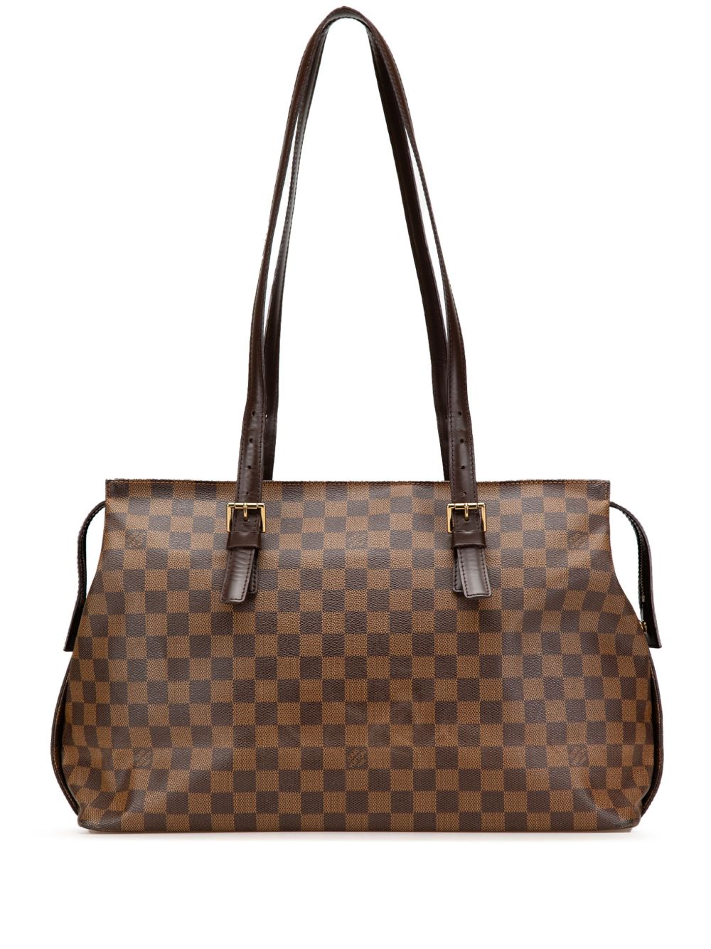 2002 Damier Ebene Chelsea shoulder bag - Brown