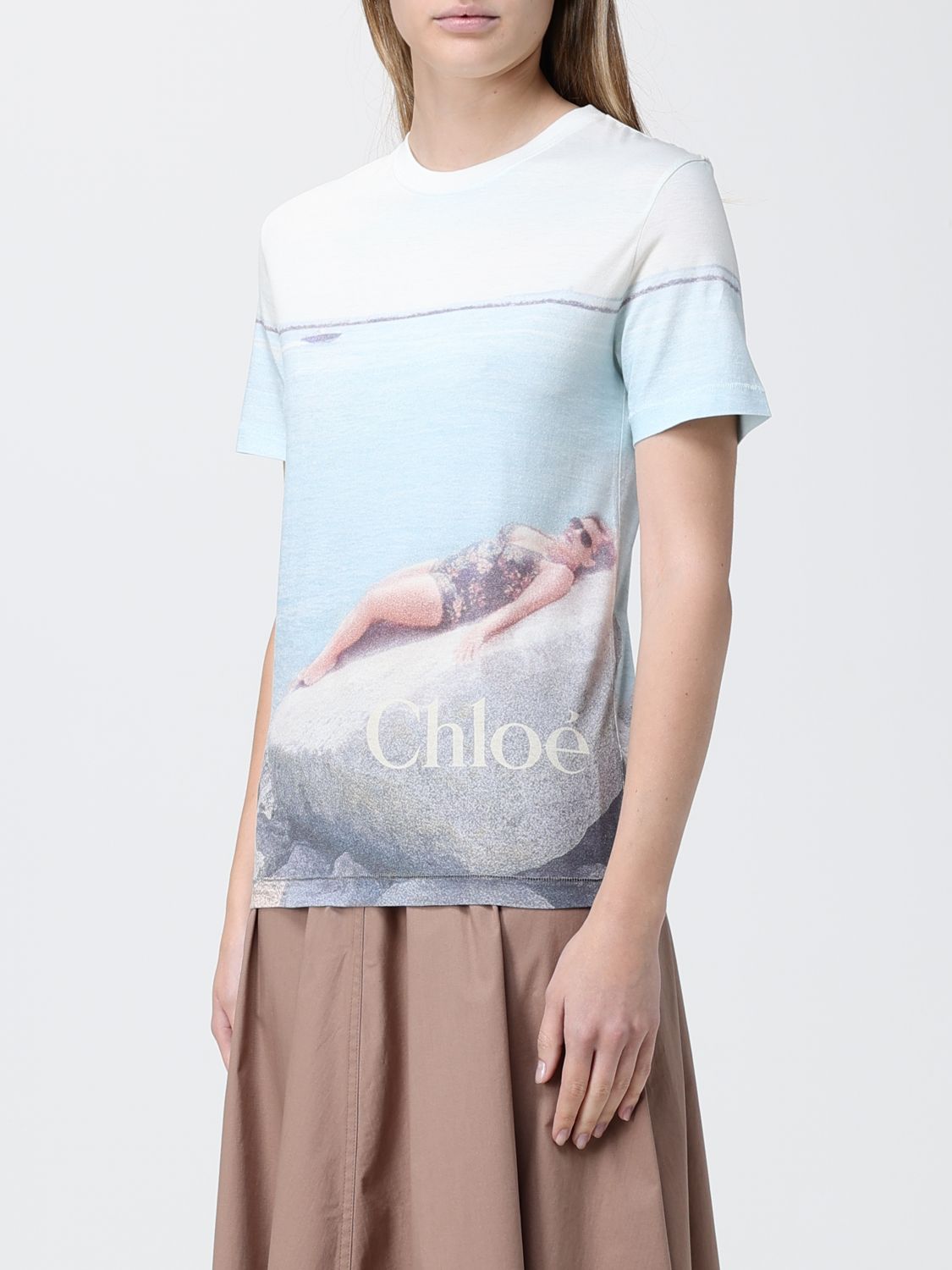CHLOÉ T-Shirt Woman color Multicolor