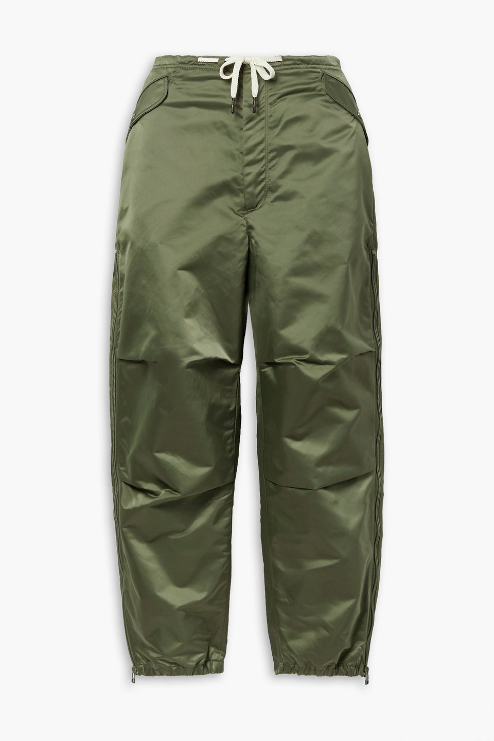 Tre By Natalie Ratabesi - The Giovanna cropped shell straight-leg pants - Green - XS