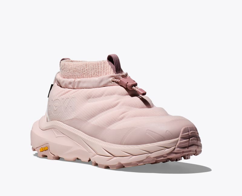 HOKA Women's Kaha 2 Frost Moc GTX Shoes in Cosmic Pearl/Quartzite