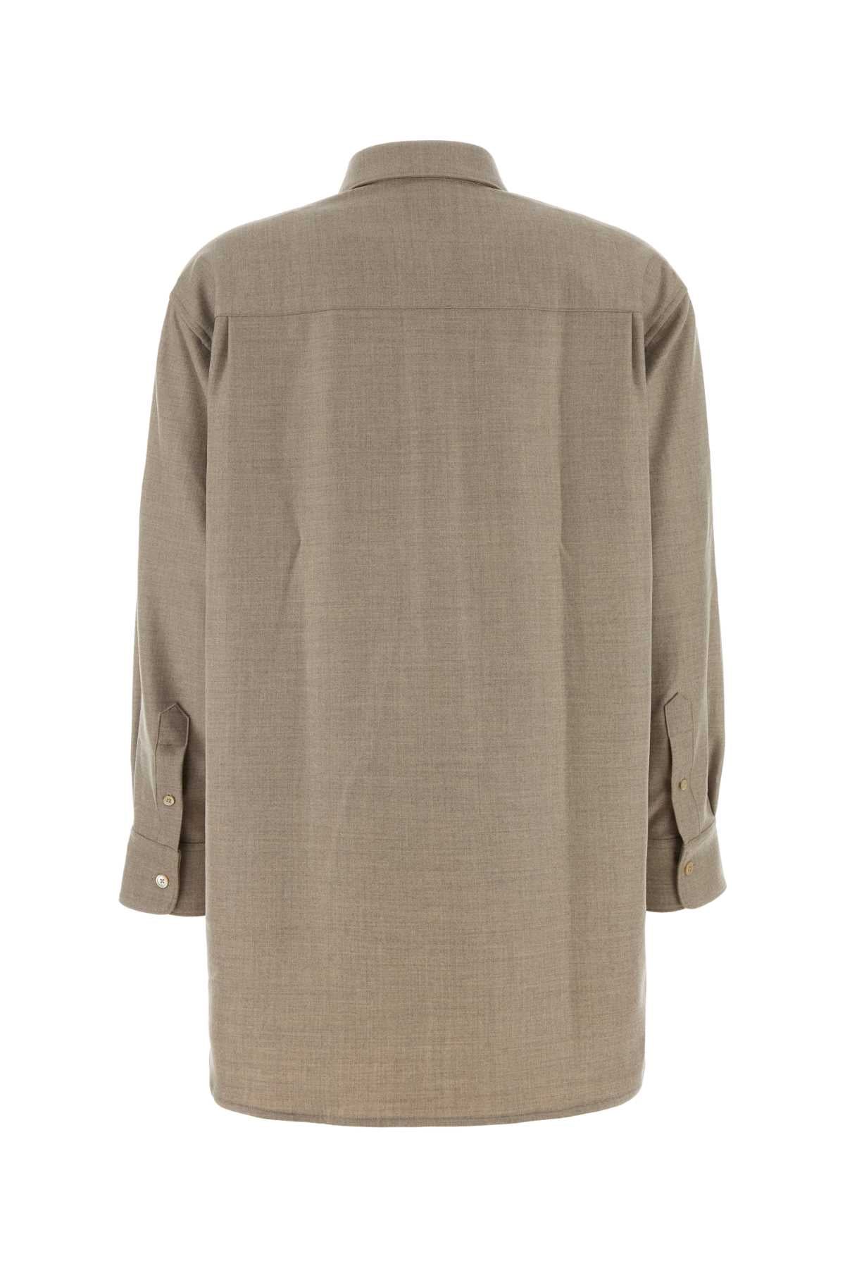 Oriane Cappuccino Flannel Shirt