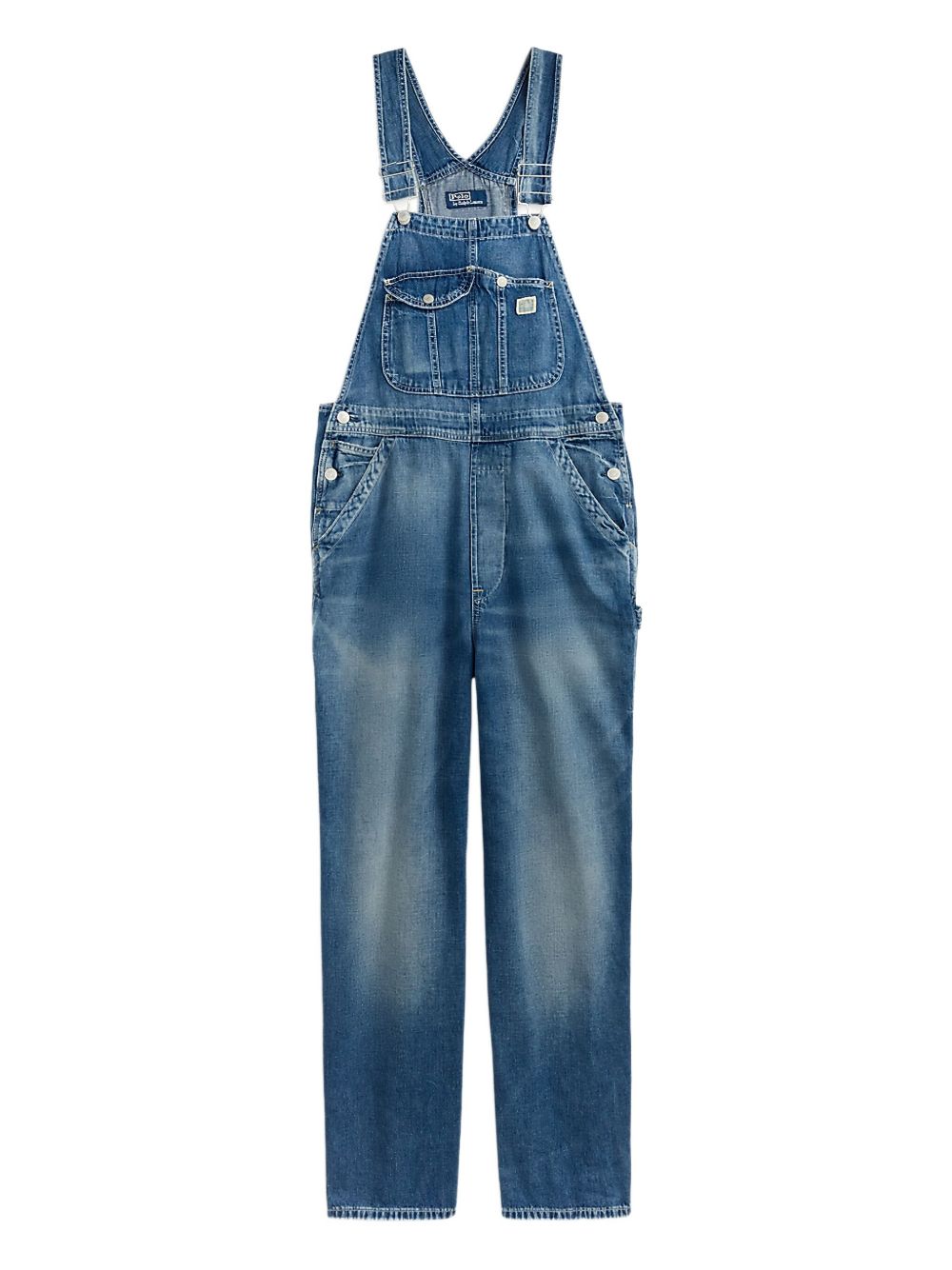 Polo Ralph Lauren cotton-blend denim jumpsuit - Blue