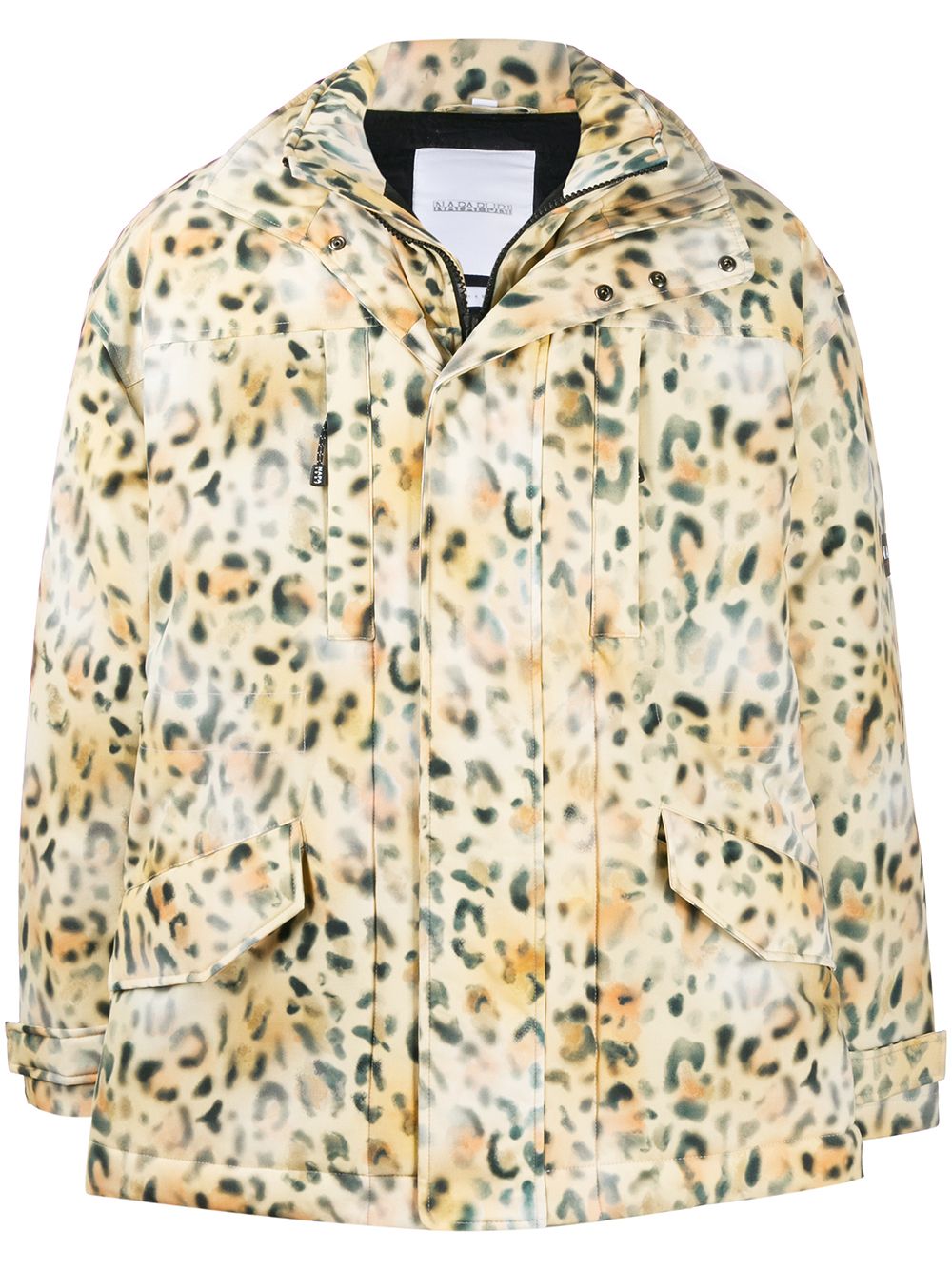 Napa By Martine Rose fantasy spray pattern padded jacket - Yellow