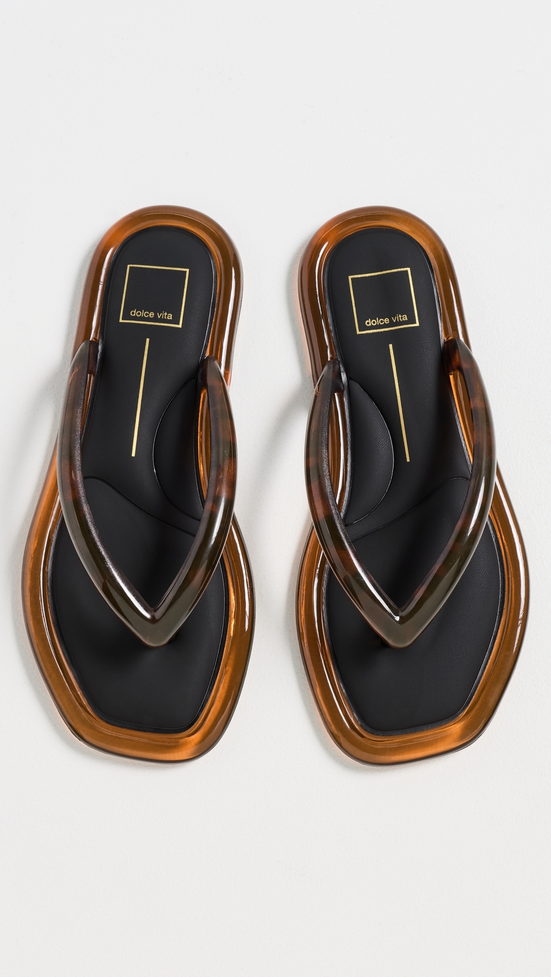 Jozey Jelly Flip Flops Tortoise