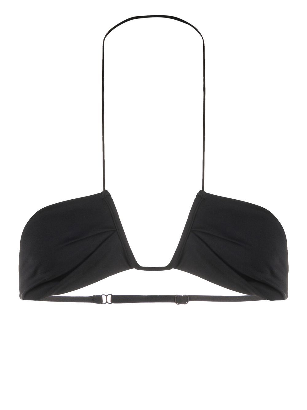 Ziah Neal halterneck bikini top - Black
