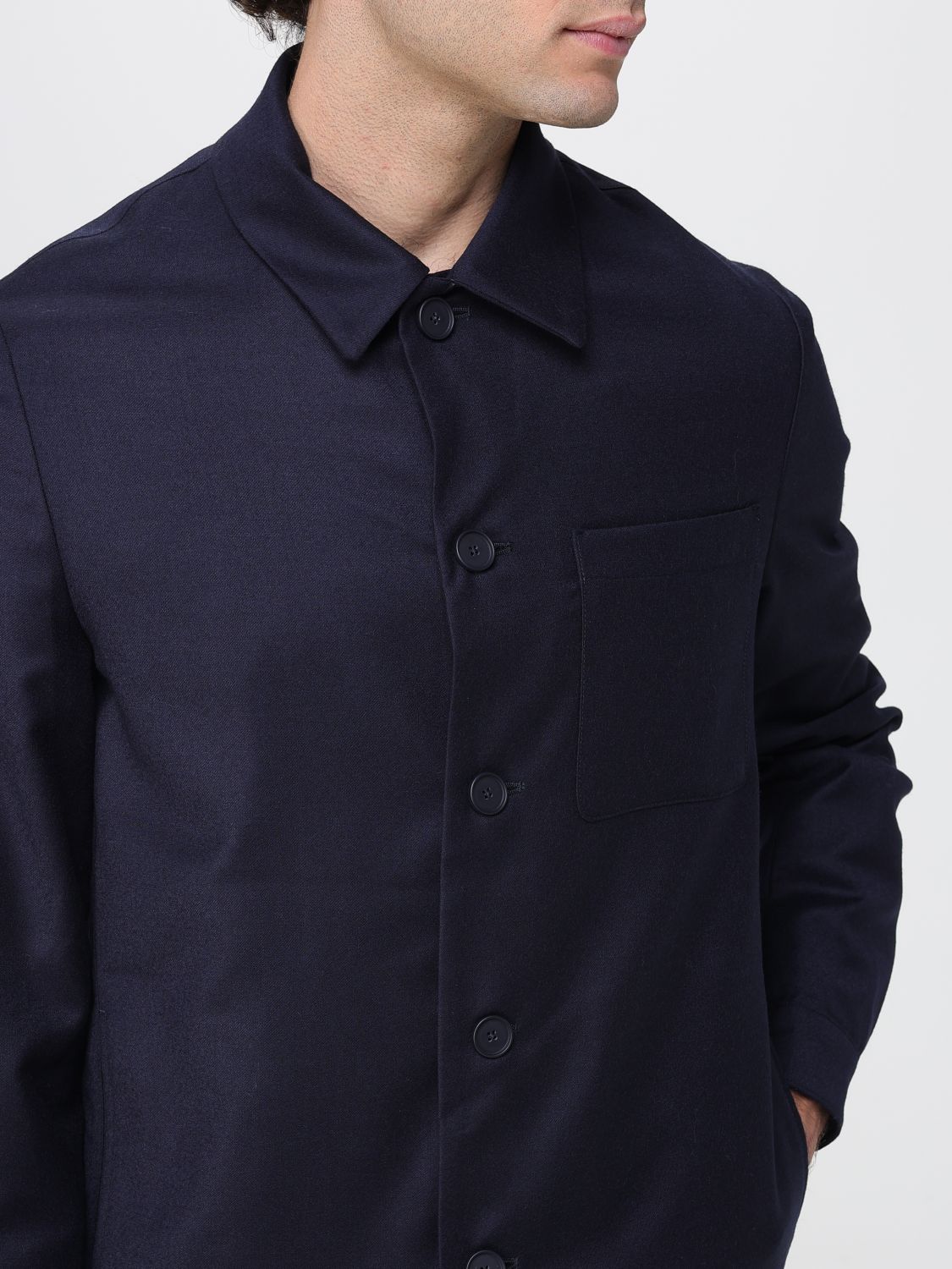 Jacket Men color Blue