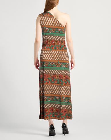 Siyu Woman Maxi dress Brown Size 8 Polyamide, Elastane