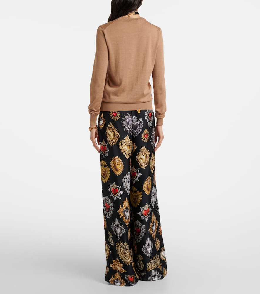 DG cashmere and silk sweater