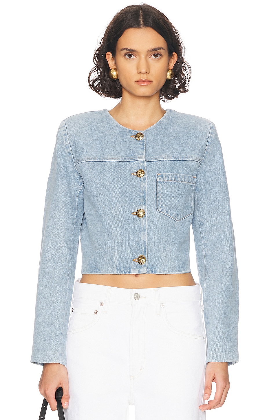 Citizens of Humanity Priah Jacket in Damaris - Blue. XL also in