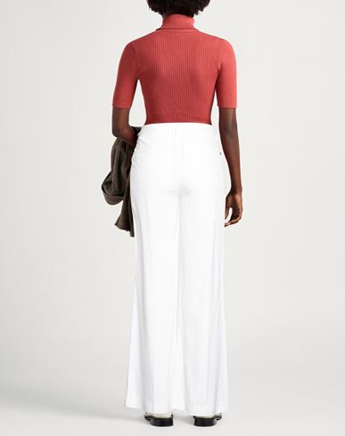 Woman Pants White Size 8 Viscose