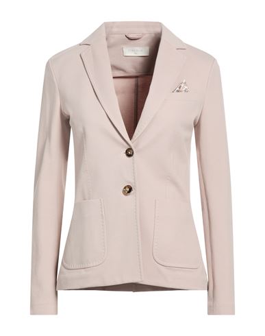 Woman Blazer Blush Size 10 Cotton, Elastane