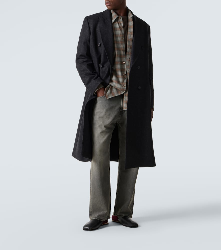 Third Cut faded straight jeans