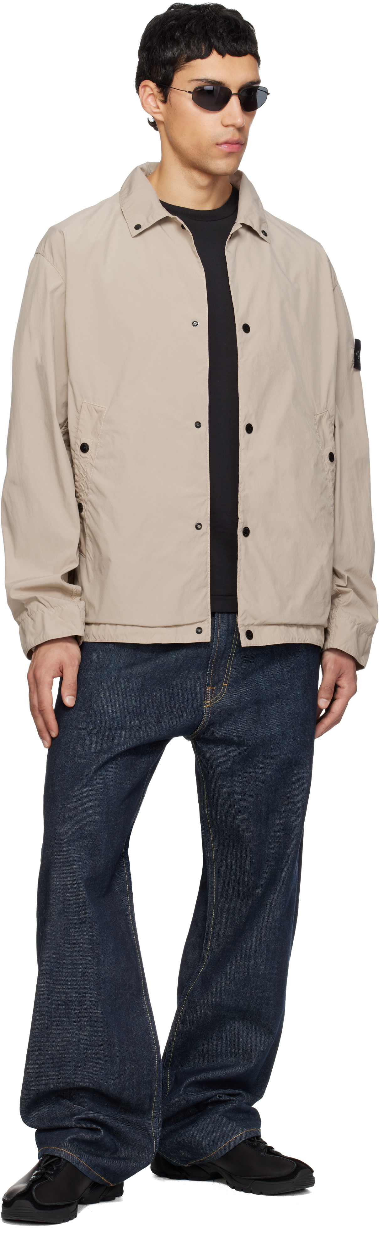 Beige 4100041 Light Compact Touch Poly-TC Jacket