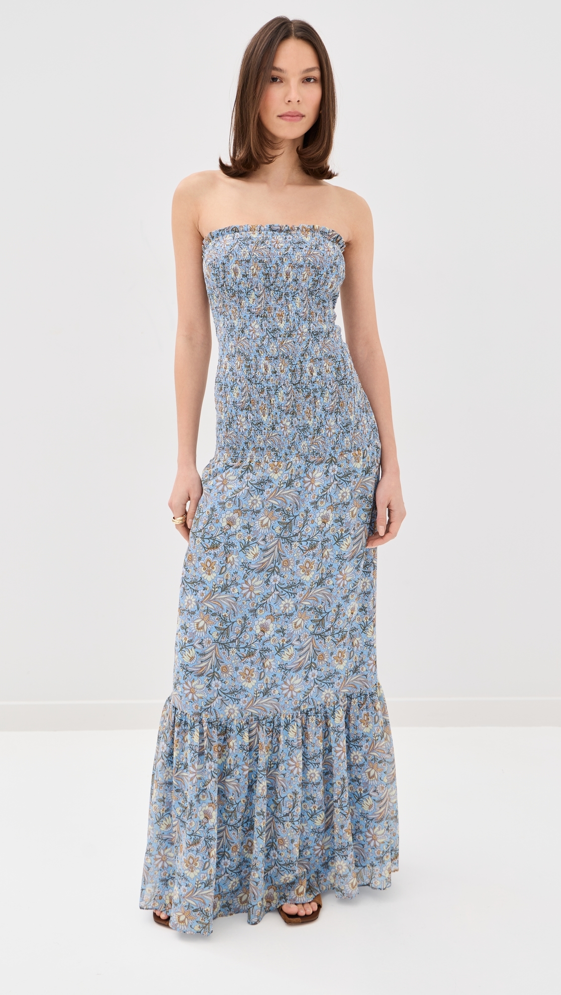 Clem Dress Blue Jay Multi