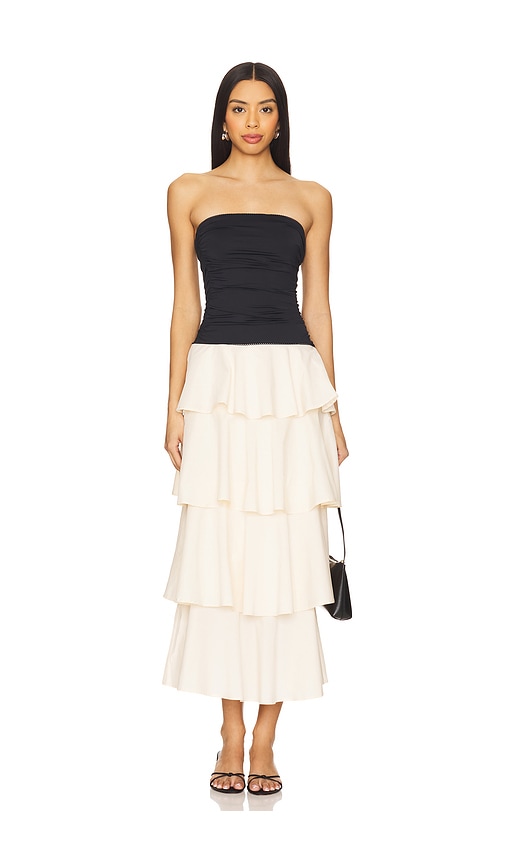 NIA KLEID MATHILDA in Ivory. Größe XS. Also in L, M