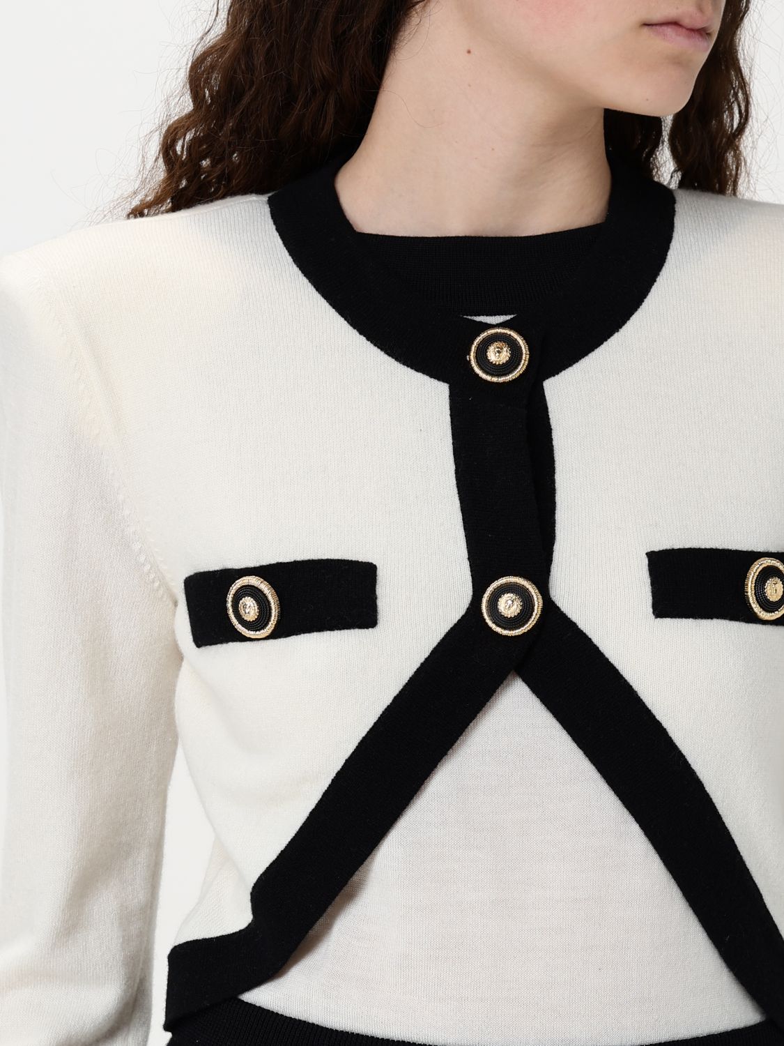 Dress BALMAIN Woman color White