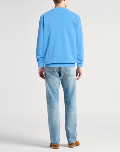 Man Sweater Azure Size L Cotton