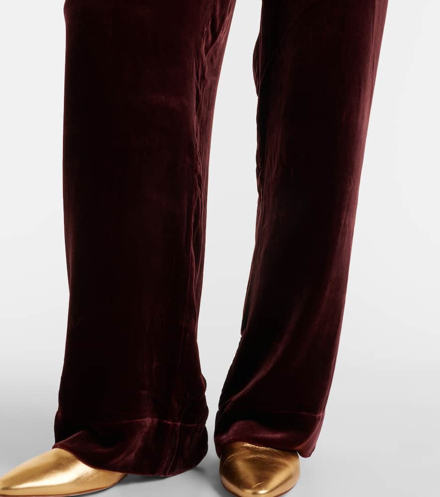 London velvet pajama pants
