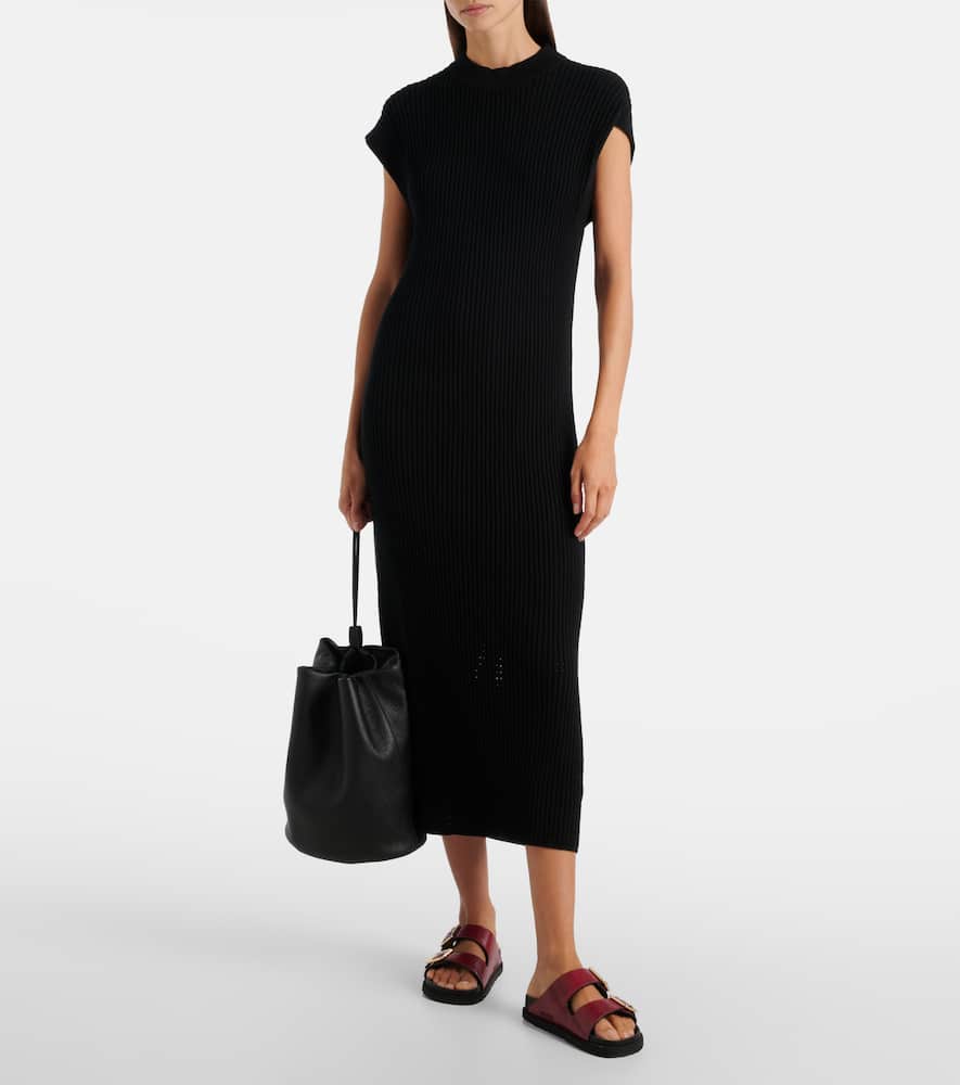 Cheston pointelle cotton midi dress