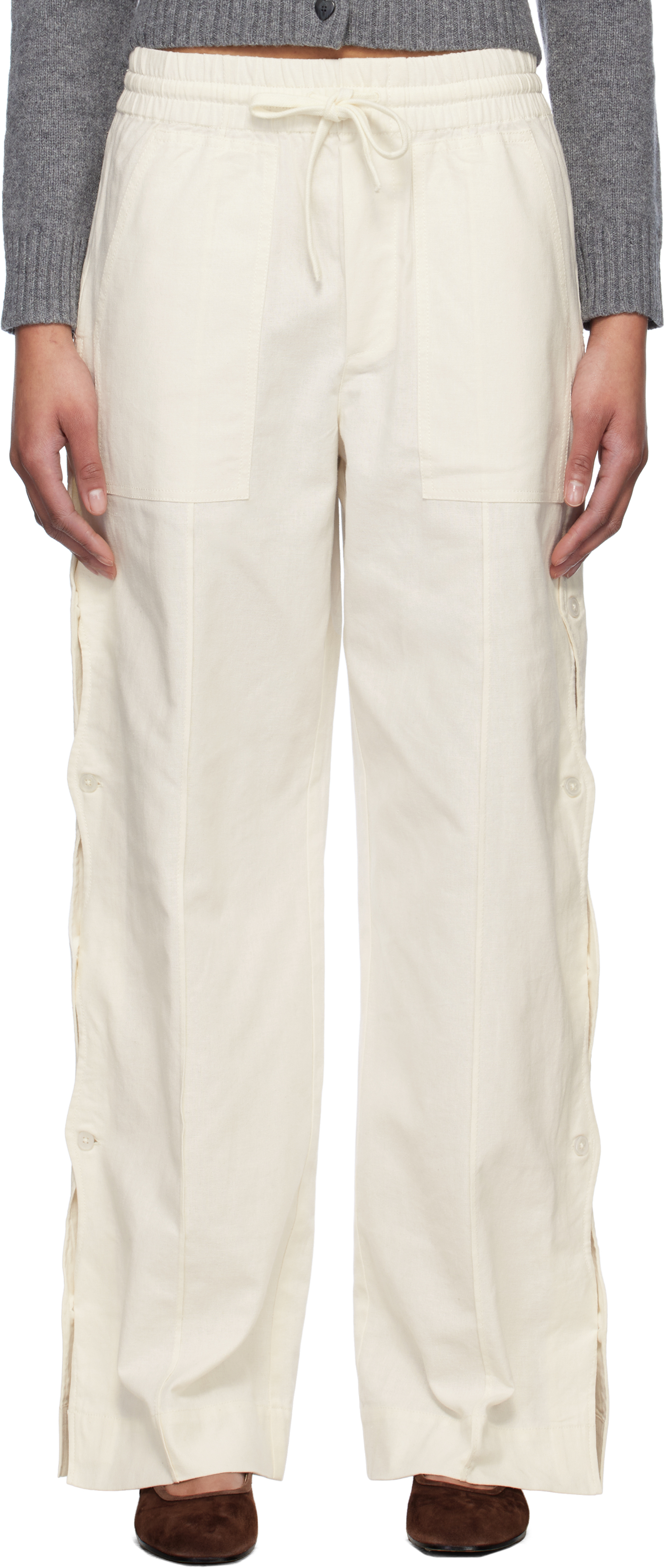 SEA NY Off-White Shai Trousers