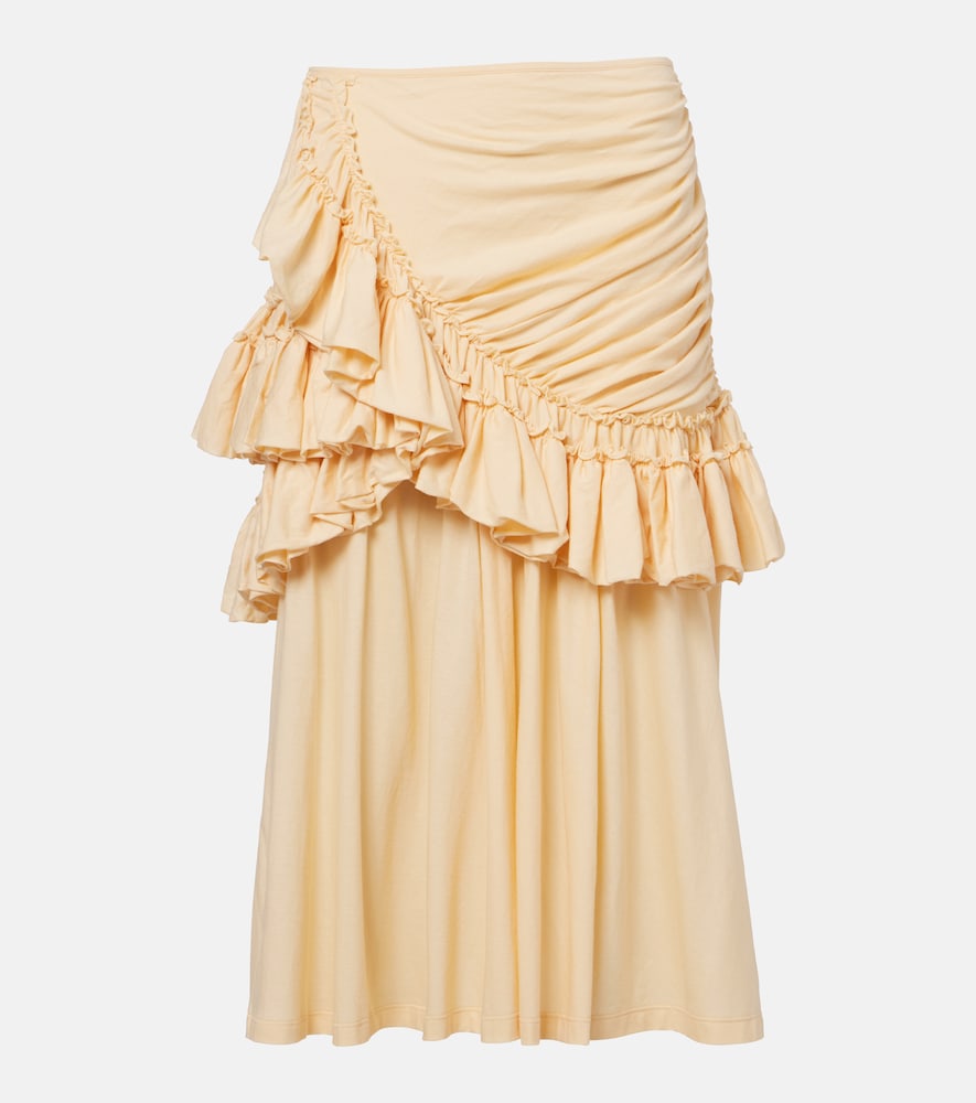 Humairah cotton midi skirt