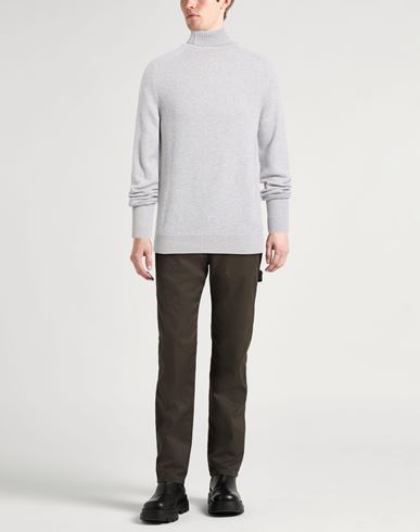 Man Turtleneck Light grey Size 38 Cashmere
