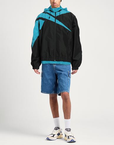 Reebok Botter X Reebok Man Jacket Black Size L Polyamide, Polyester, Elastane