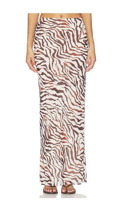 Lovers and Friends Marisol Maxi Skirt in Brown. - XS also in L, M, S