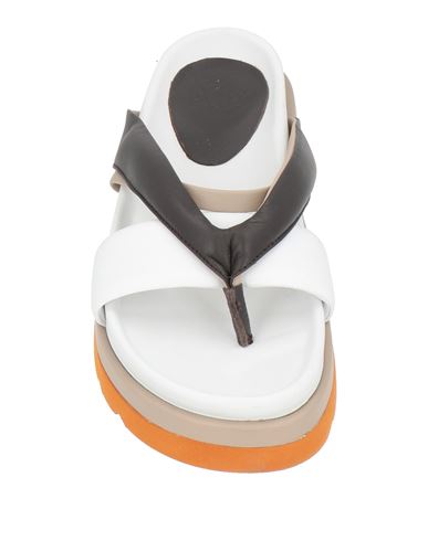 Woman Thong sandal Off white Size 4 Leather