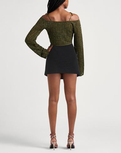 Woman Mini skirt Black Size 0 Virgin Wool