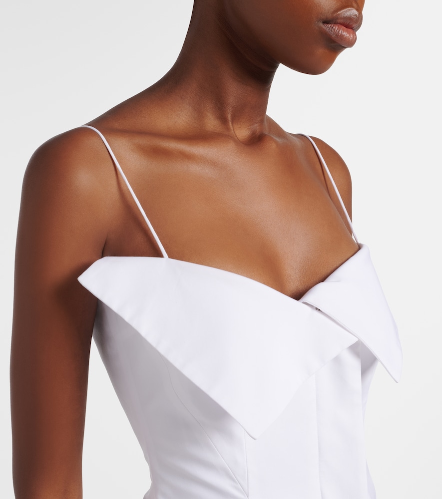 Eilwen cotton poplin top