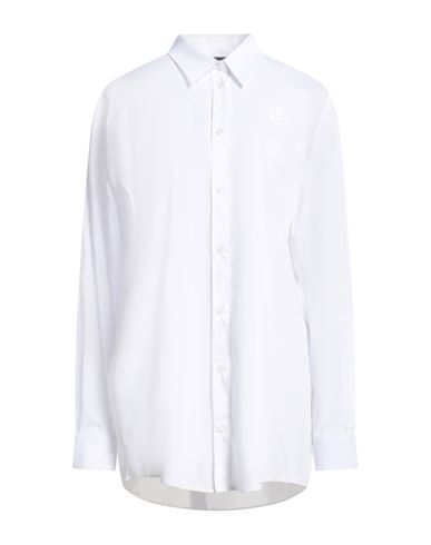 Woman Shirt White Size 10 Cotton, Polyamide, Elastane