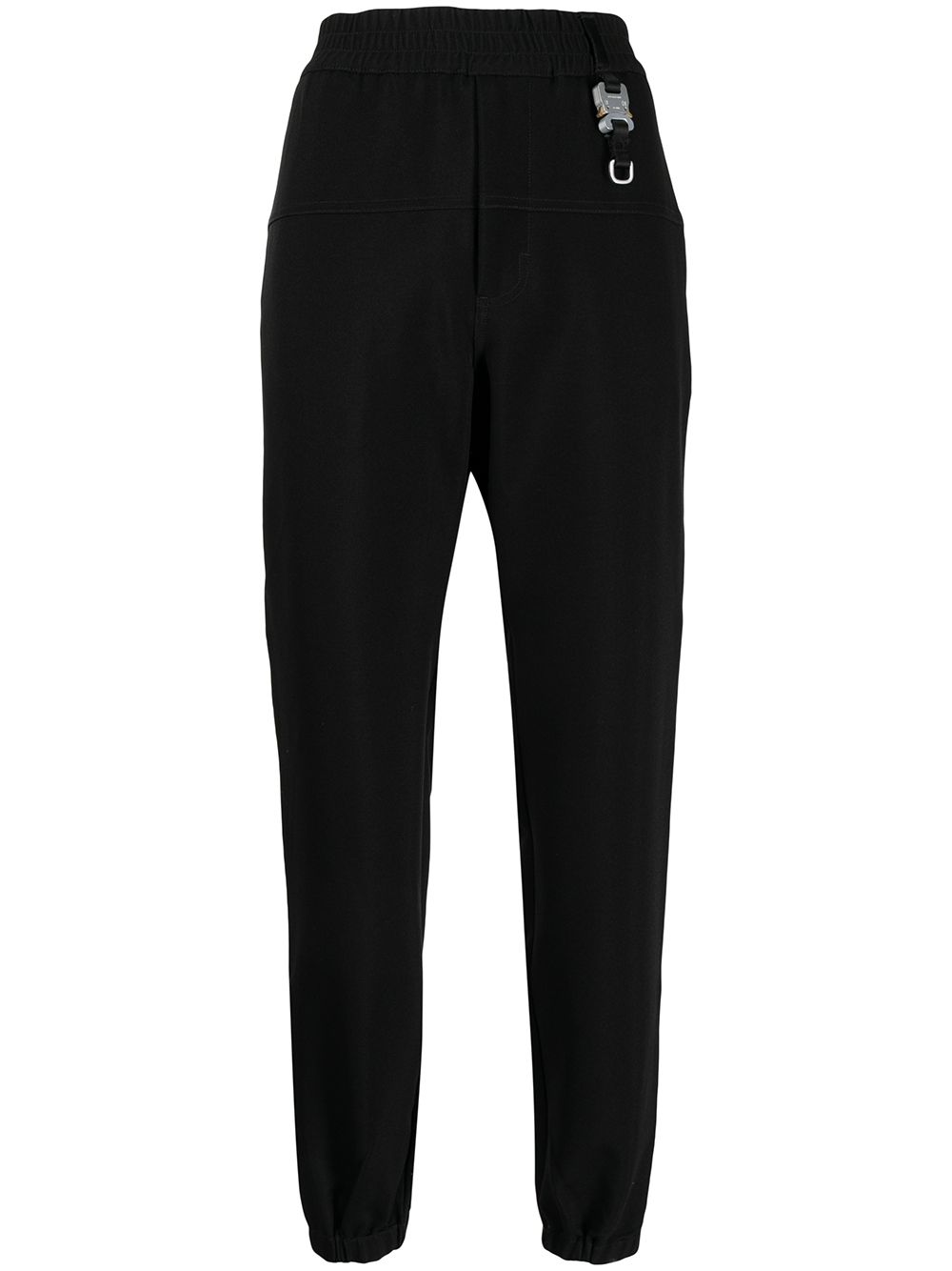 Tapered buckle detail trousers