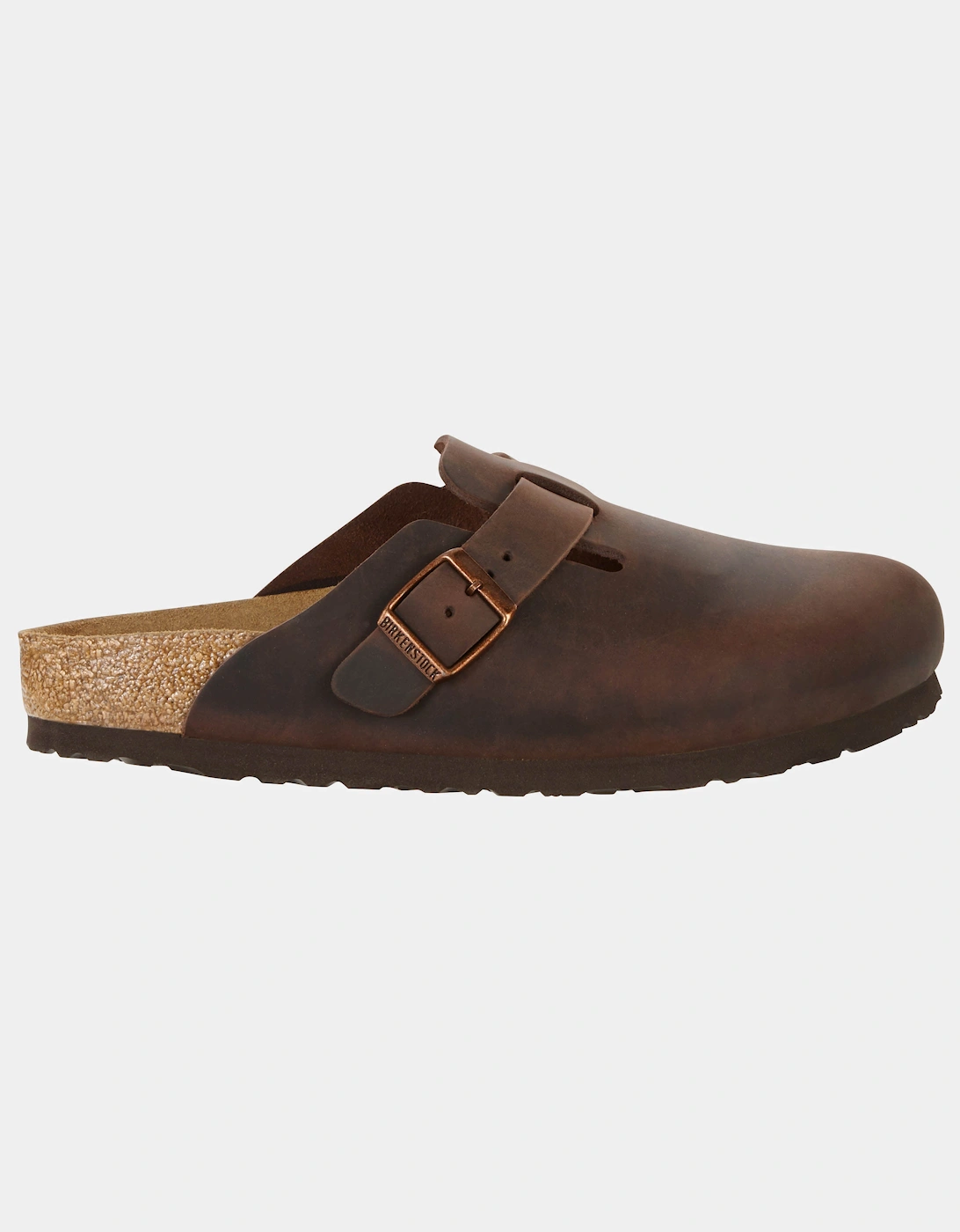 Women's Birkenstock Boston Soft Footbed Oiled Leather Unisex Clogs - Habana - Brown - : regular
